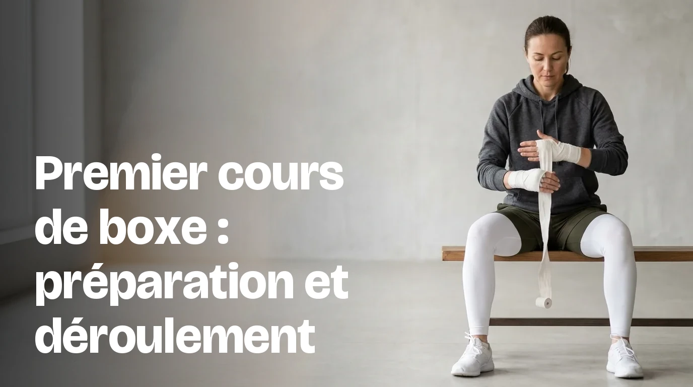 Premier cours de boxe : préparation et déroulement