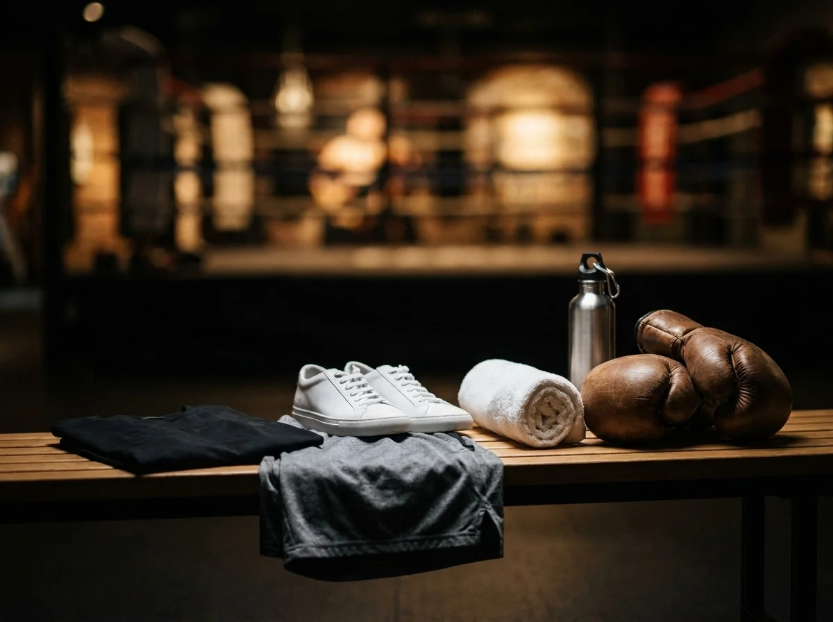 Tenue et équipement pour un premier cours de boxe débutant